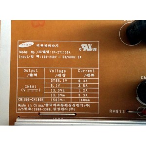 FUENTE / BACKLIGHT / SAMSUNG BN44-00202A / IP-271135A / SUSTITUTA BN44-00203A / MODELOS LN52A530P1FXZA / LN46A500T1FXZA / LN46C530F1FXZA / LN46A550P3FXZA / LN46A580P6FXZA / LN46A540P2FXZA SS02 / LN46A540P2FXZA SQ01 / LN46B530P7NXZA CN01 / LN46A650A1FXZA1F